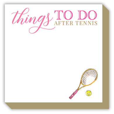 THINGS TO DO AFTER TENNIS MINI LUXE NOTEPAD