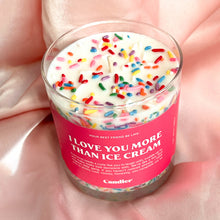 I LOVE YOU MORE THAN ICE CREAM CANDLE