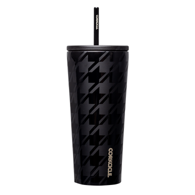 COLD CUP 24OZ- ONYX HOUNDSTOOTH