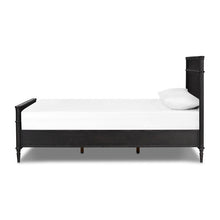 TOULOUSE KING BED-DISTRESSED BLACK