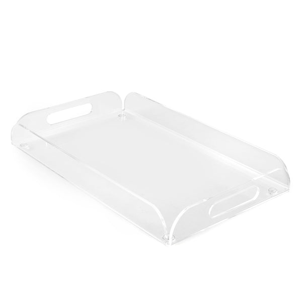 ACRYLIC SERVING TRAY WITH HANDLES