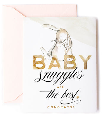BABY SNUGGLES, NEW BABY CARD