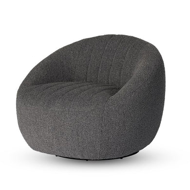 AUDIE SWIVEL CHAIR-KNOLL CHARCOAL