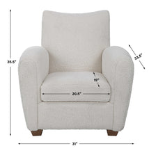 TEDDY ACCENT CHAIR -NATURAL