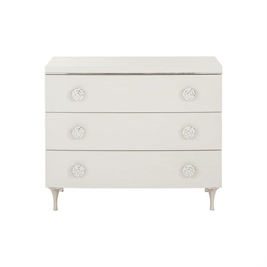 SILHOUETTE FLORAL HARDWARE LARGE NIGHTSTAND