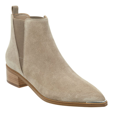 YALE POINTY TOE CHELSEA BOOTIE - SUEDE