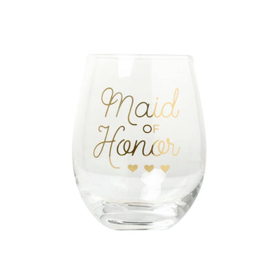 MAID OF HONOR STEMLESS WINE GLASS