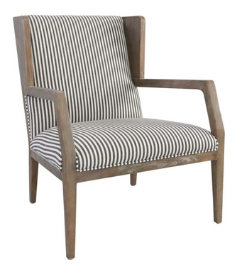 YORK ACCENT CHAIR, STRIPED