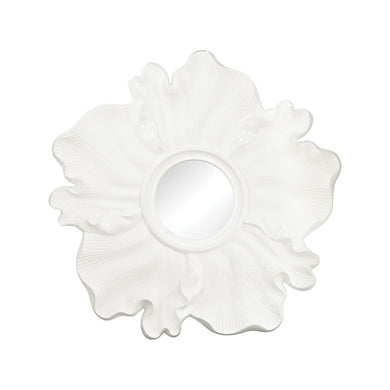 Gloss White Flower Mirror, Home Accessories, Laura of Pembroke