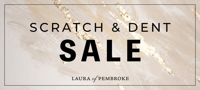 SCRATCH & DENT SALE!