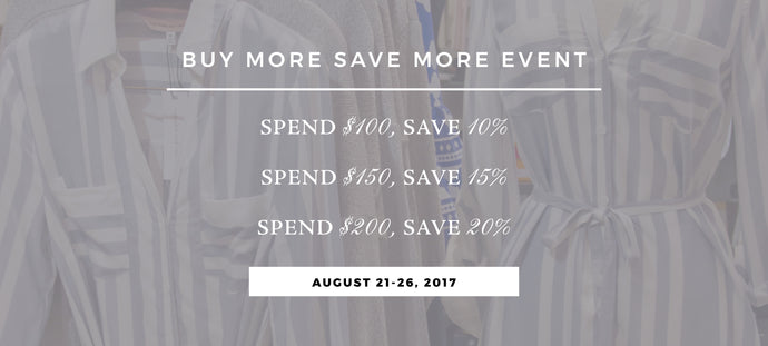 Buy More Save More Event