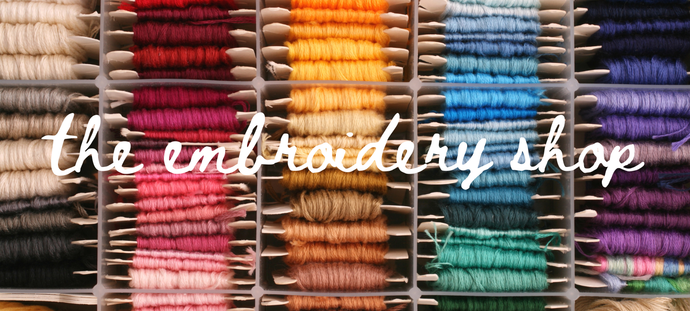 New at LOP: Embroidery!