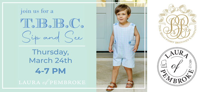 The Beaufort Bonnet Company Sip & See