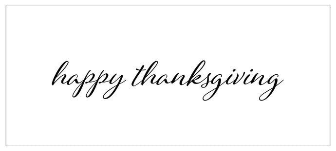 CLOSED - Thanksgiving Day 2020