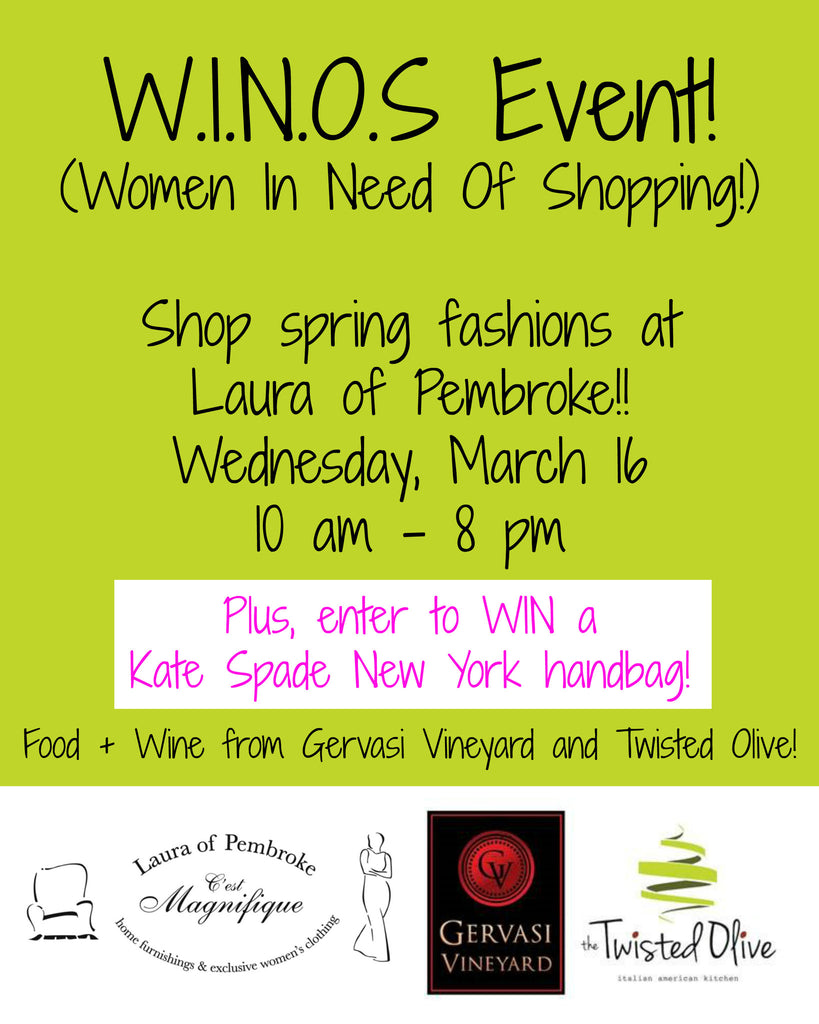 WINOS Spring Fashion Event (Women In Need Of Shopping!)