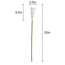 WHITE CALLA LILY STEM-SET OF 3