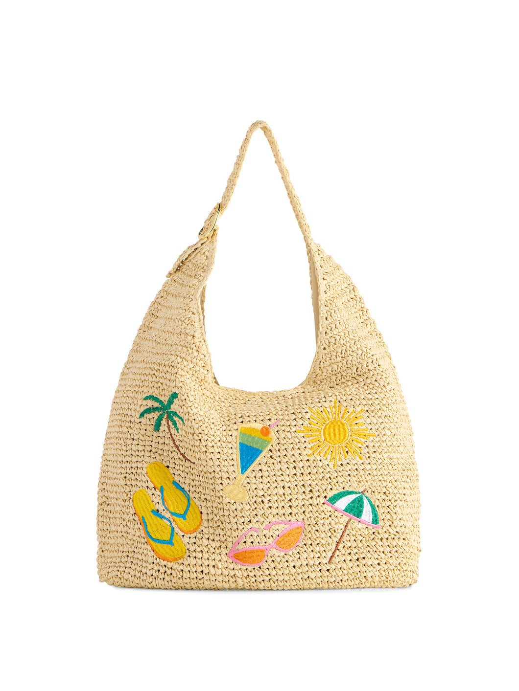 Cabana Natural Slouchy Tote