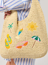 Cabana Natural Slouchy Tote