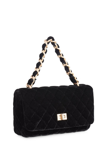 Evelyn Black Shoulder Bag