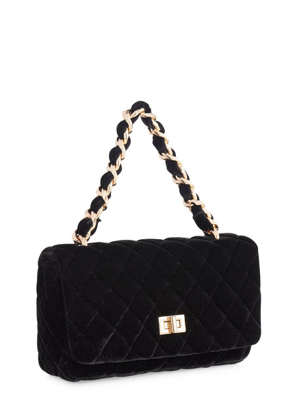 Evelyn Black Shoulder Bag