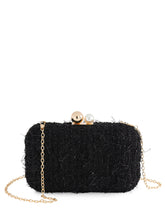 Mabel Black Minaudiere