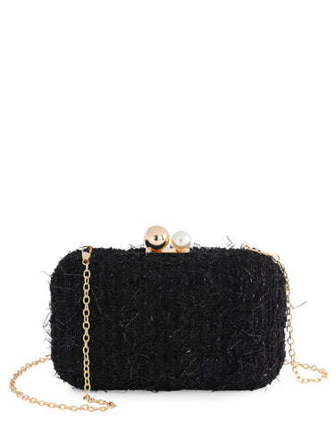 Mabel Black Minaudiere