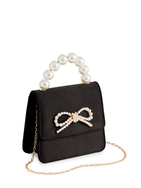 Maude Black Mini Top Handle Bag