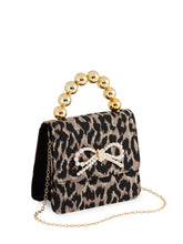 Maude Leopard Mini Top Handle Bag