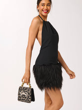 Maude Leopard Mini Top Handle Bag