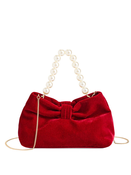 Eloise Crimson Top Handle Bag