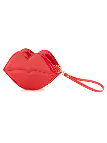 Kiss Red Wristlet