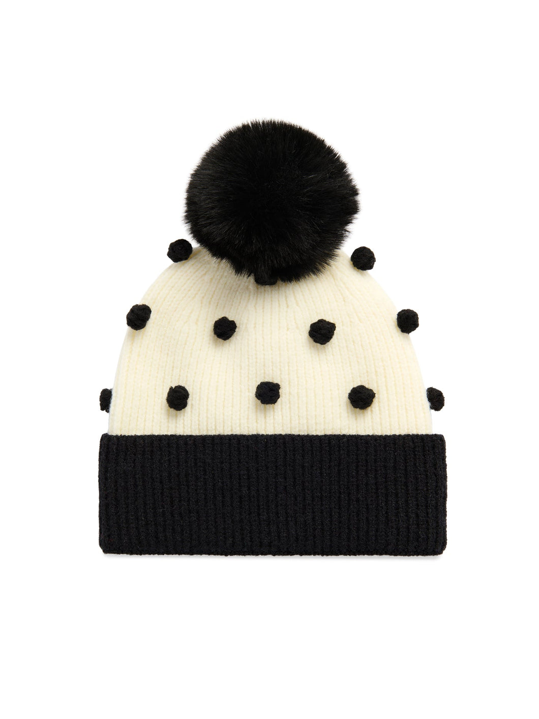 Jolly Pom Pom Beanie, Black