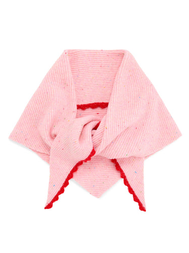 Kendra Triangle Scarf, Blush