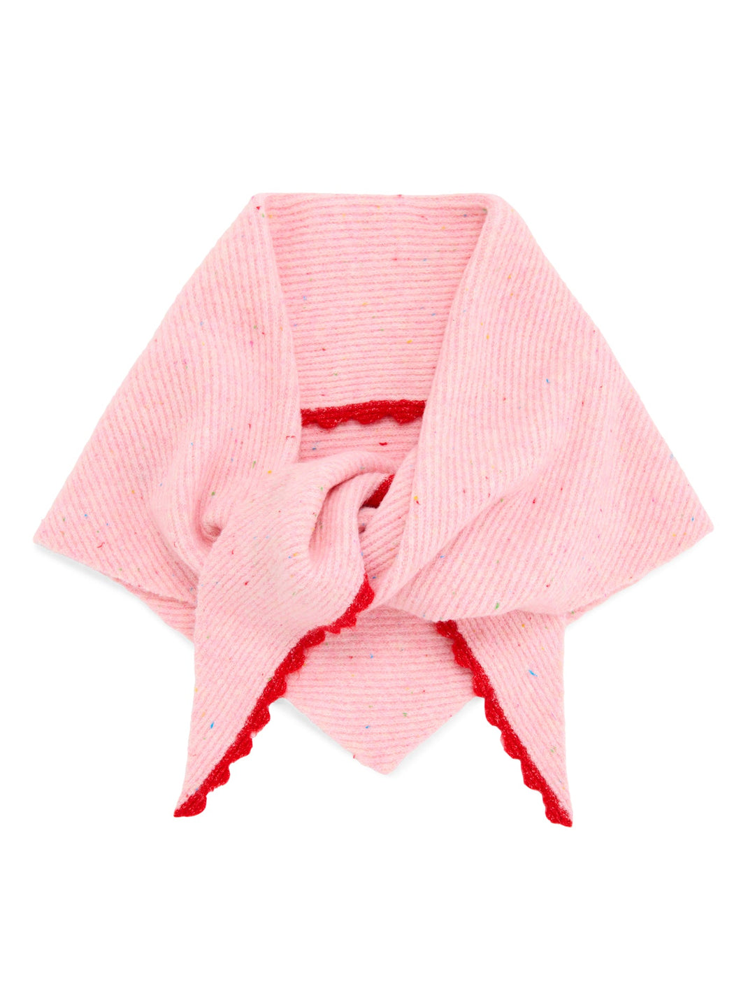 Kendra Triangle Scarf, Blush