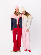 Kendra Triangle Scarf, Blush