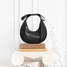 Sarah Black Half Moon Mini Bag