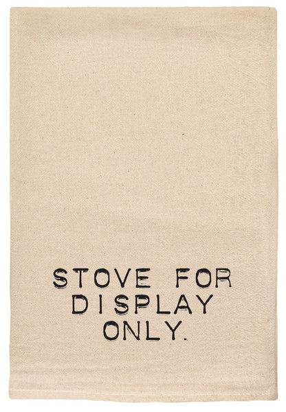 Stove For Display Only Kitchen Towel