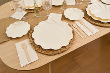 ECO COMPOSTABLE SALAD PLATE CREAM 8PK