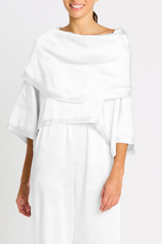 Jackie O Sateen Top