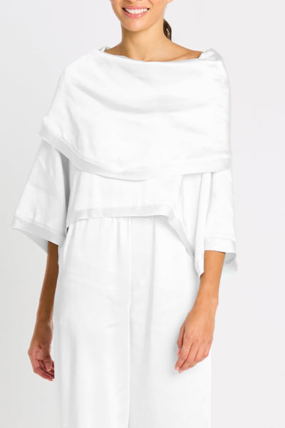 Jackie O Sateen Top