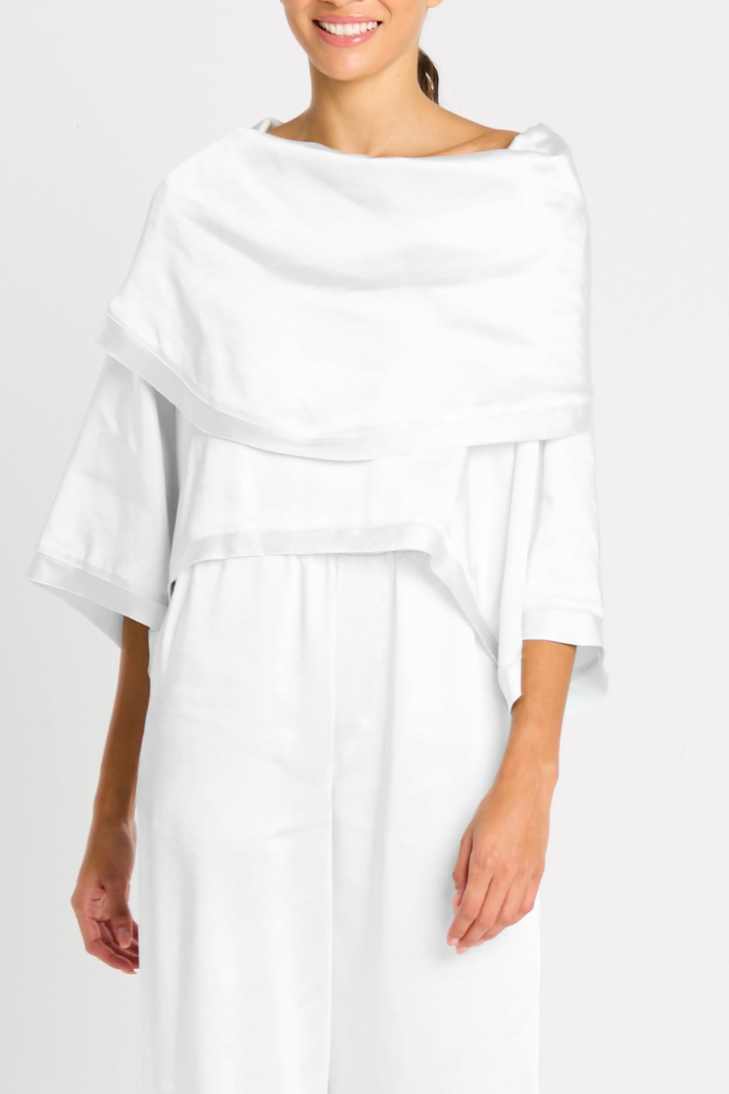 Jackie O Sateen Top