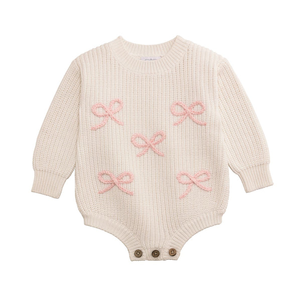 Bow Sweater Bubble 0-3M