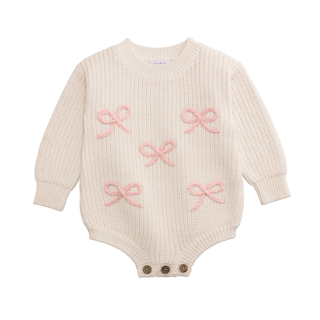 Bow Sweater Bubble 6-9M