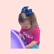 The Lucy Bow-Large-Navy Blue