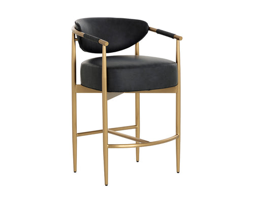 HELOISE COUNTER STOOL , BLACK