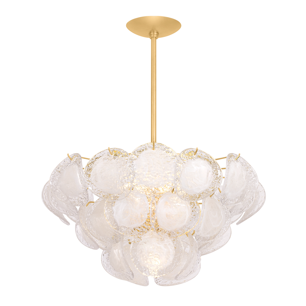 Cedar Hill 5 Light Chandelier, Vintage Gold Leaf