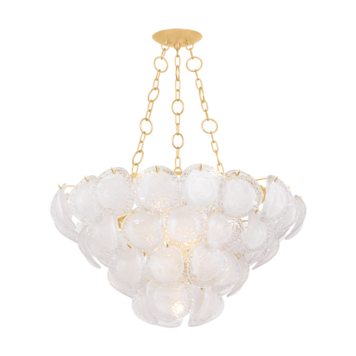 Cedar Hill 9 Light Chandelier, Vintage Gold Leaf