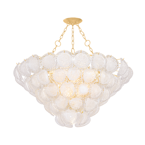 Cedar Hill 17 Light Chandelier, Vintage Gold Leaf