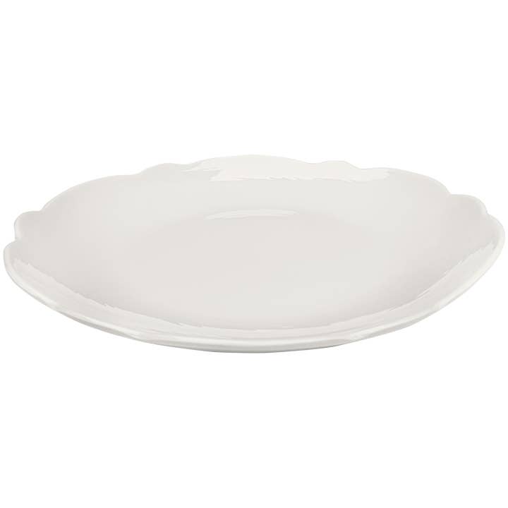 Scalloped Dinner Plate