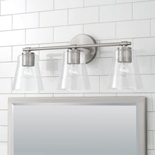 BAKER 3 LIGHT VANITY- BRUSHED NICKEL